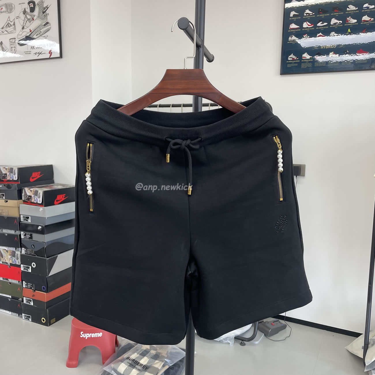 Louis Vuitton Embroidered Jersey Shorts (3) - newkick.app